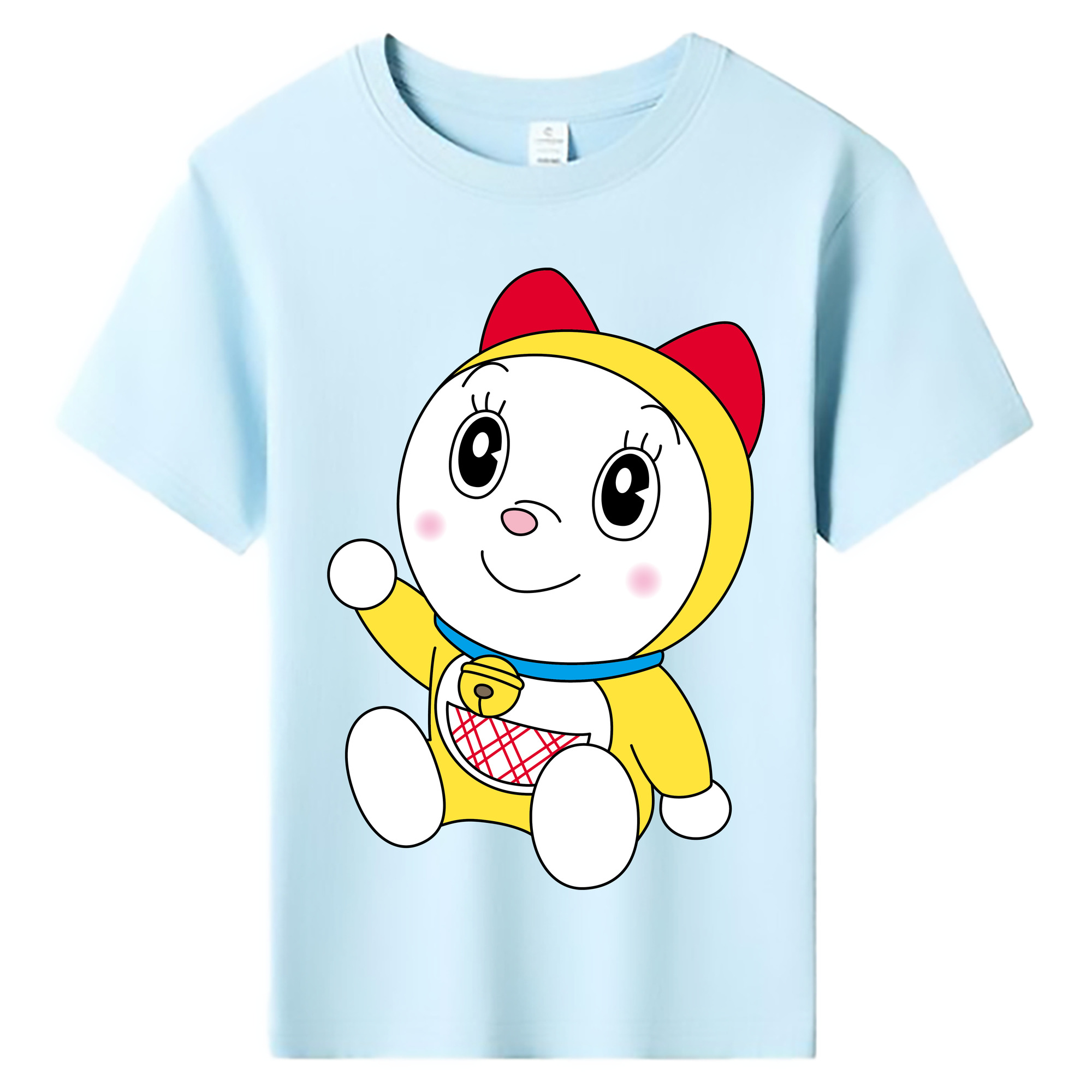 （画像用） ドラえもん ドラミ Doraemon Dorami 綿100％キッズTシャツ（フロントプリント）
